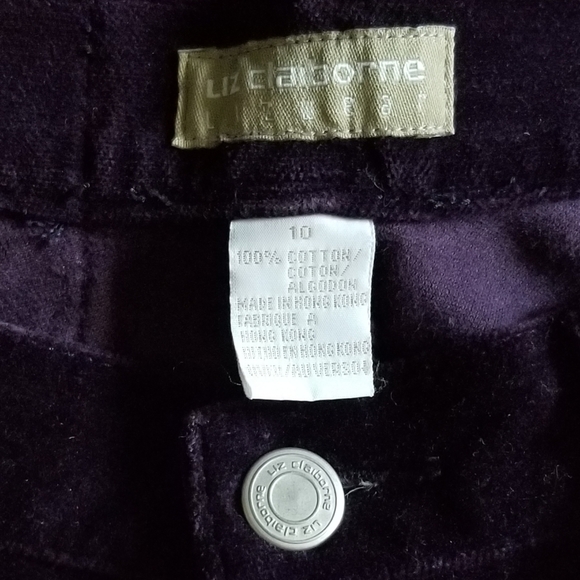 VINTAGE Purple Velvet Jeans - Picture 4 of 5